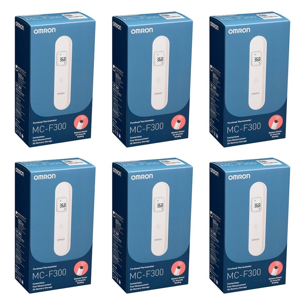 Omron Forehead Thermometer MC-F300 Pack of 6