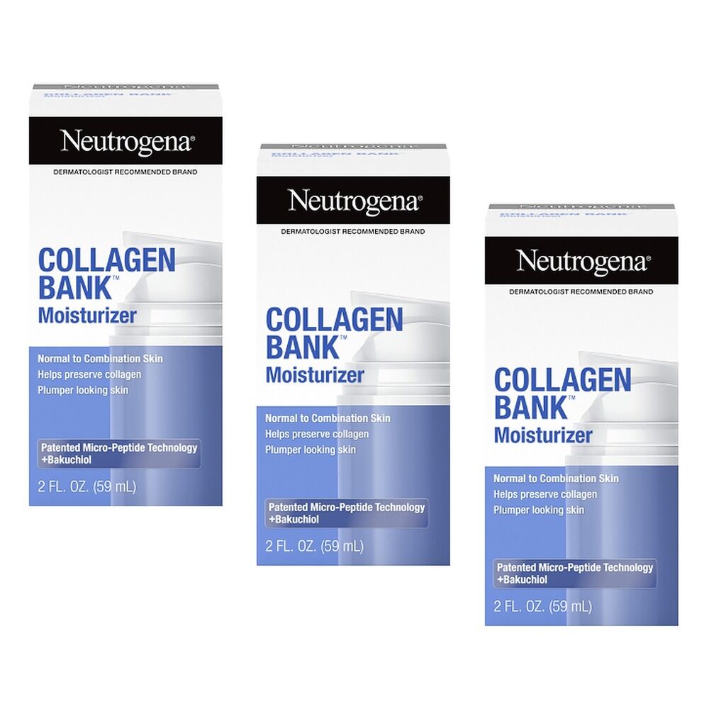Neutrogena Collagen Bank Moisturiser 59mL Pack of 3