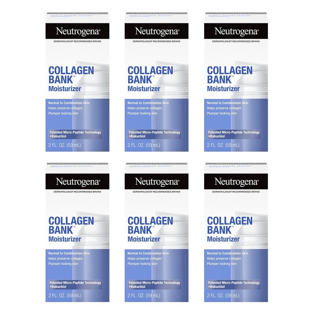Neutrogena Collagen Bank Moisturiser 59mL Pack of 6