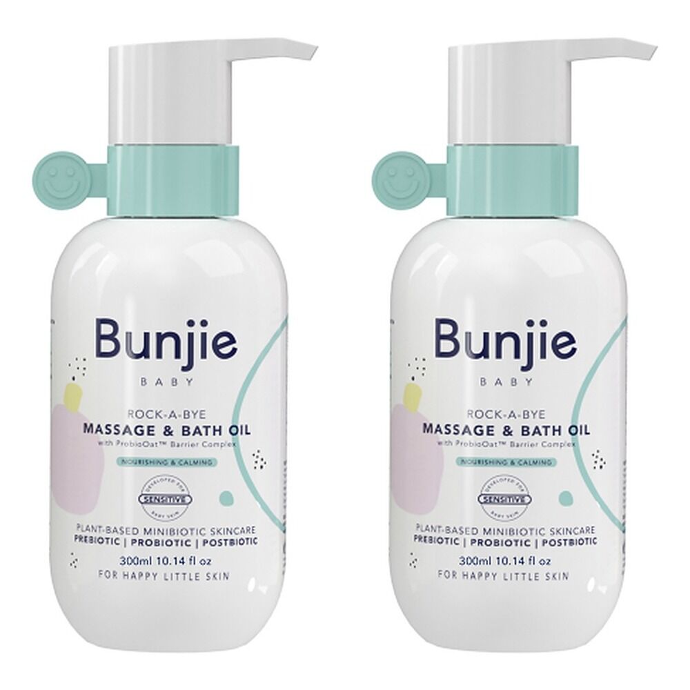 Bunjie Massage & Bath Oil 300mL Pack of 2