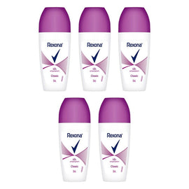 Rexona Antiperspirant Roll On Deodorant Classic 50mL Pack of 5