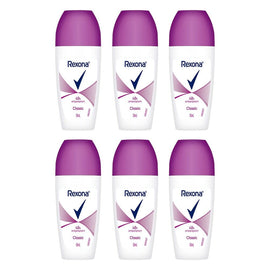 Rexona Antiperspirant Roll On Deodorant Classic 50mL Pack of 6