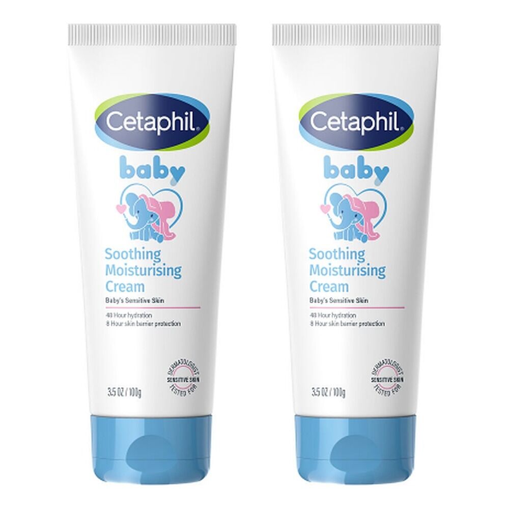 Cetaphil Baby Soothing Moisturising Cream 100g Pack of 2