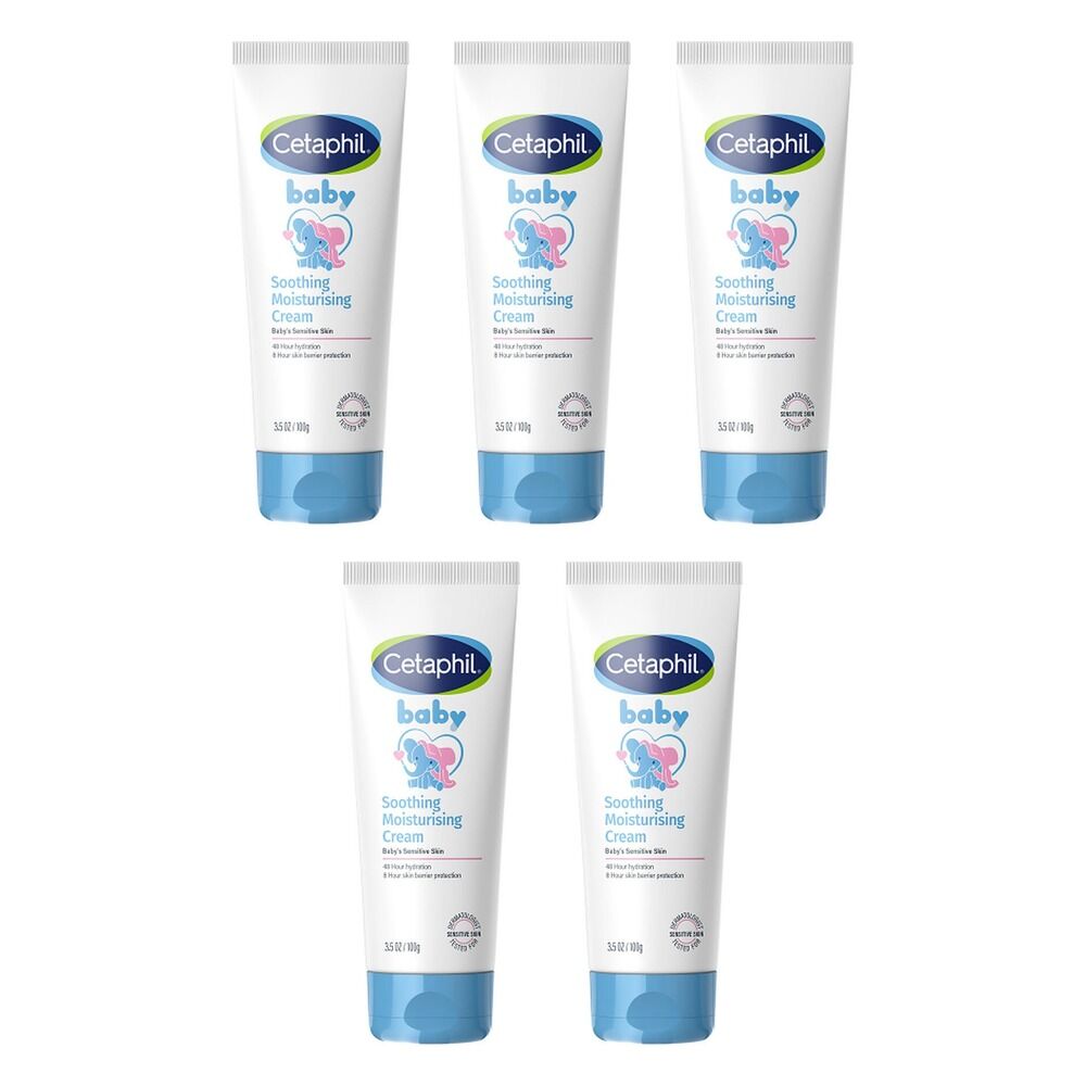 Cetaphil Baby Soothing Moisturising Cream 100g Pack of 5