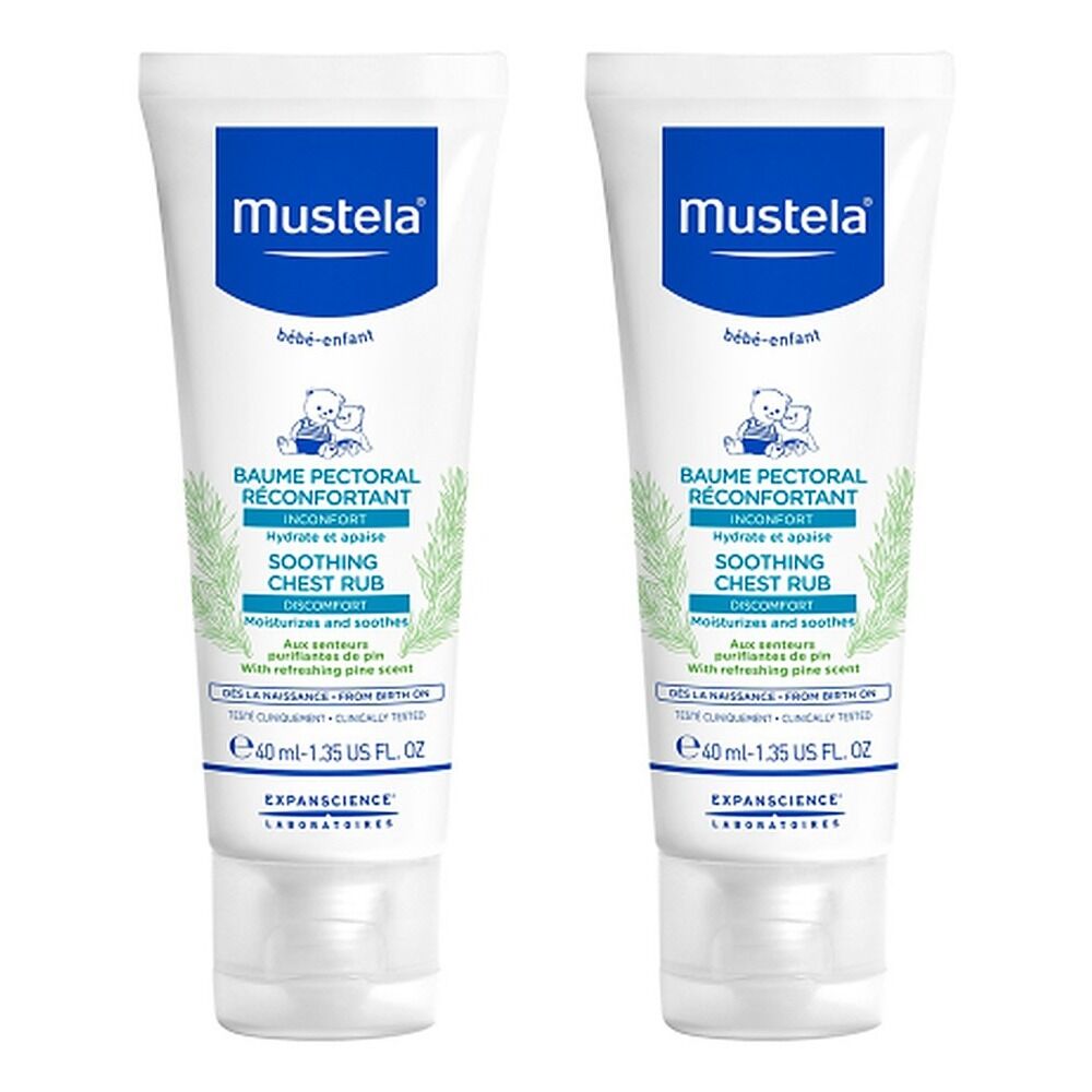 Mustela Soothing Chest Rub 40mL Pack of 2