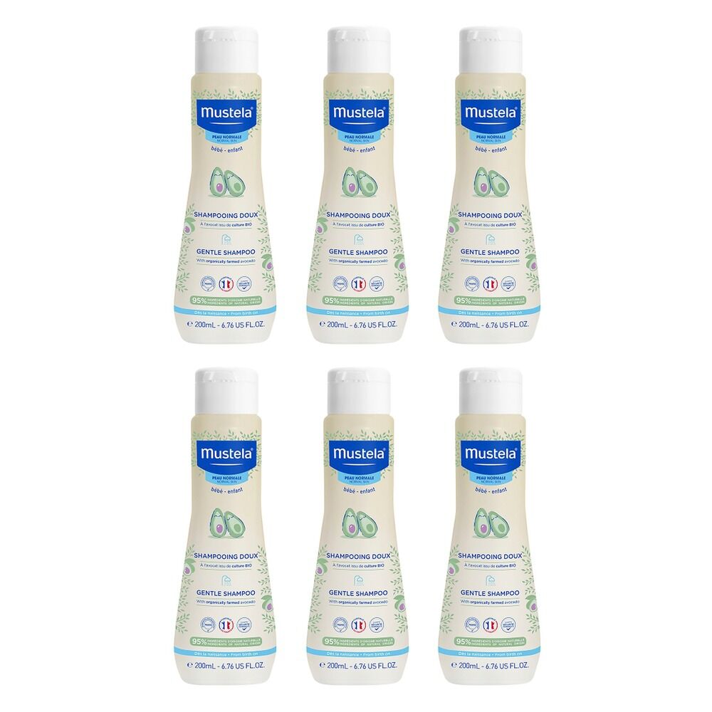 Mustela Gentle Shampoo 200mL Pack of 6