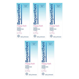 Bepanthen Nappy Rash Ointment 200g x 3 Bundle of 5