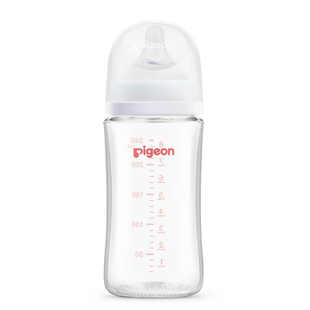 Pigeon SofTouch Glass Bottle 3+ Months 240mL