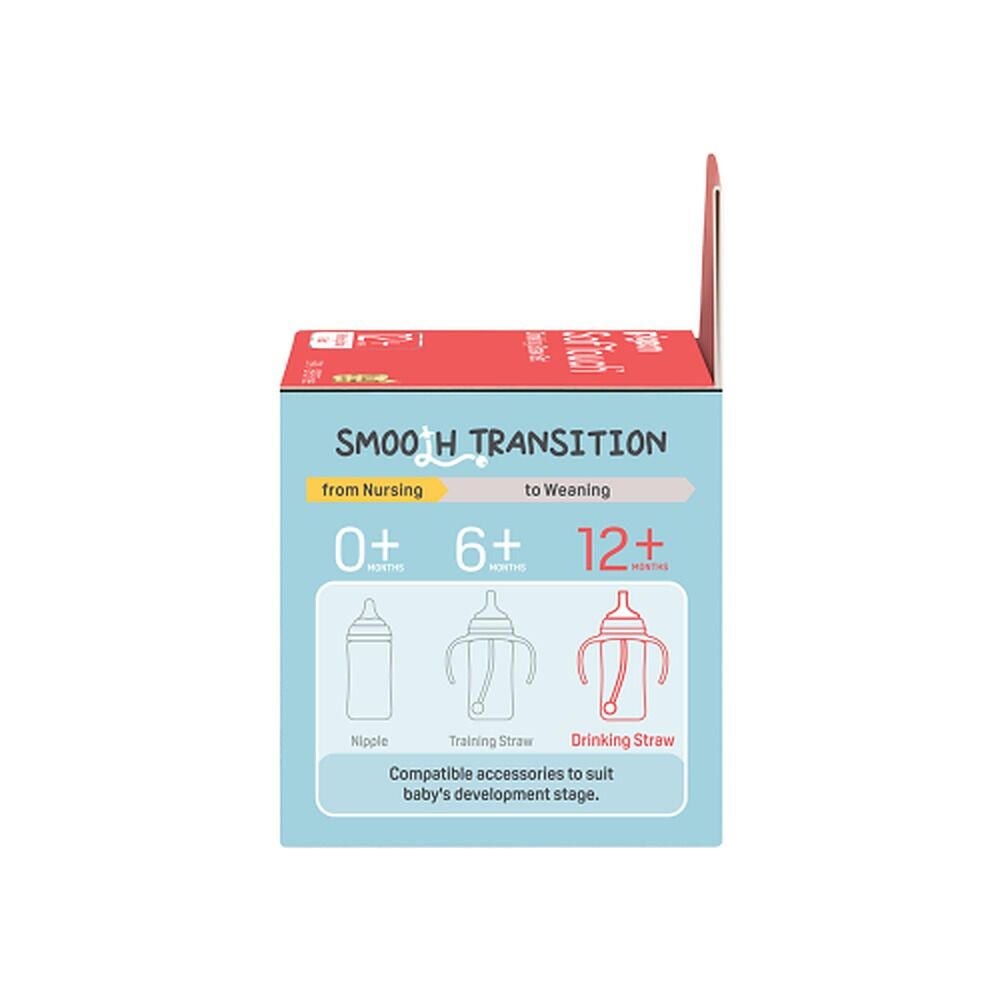 Pigeon SofTouch Drinking Straw Set 2+ Months