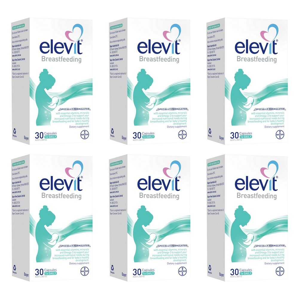 Elevit Breastfeeding 30 Capsules Pack of 6