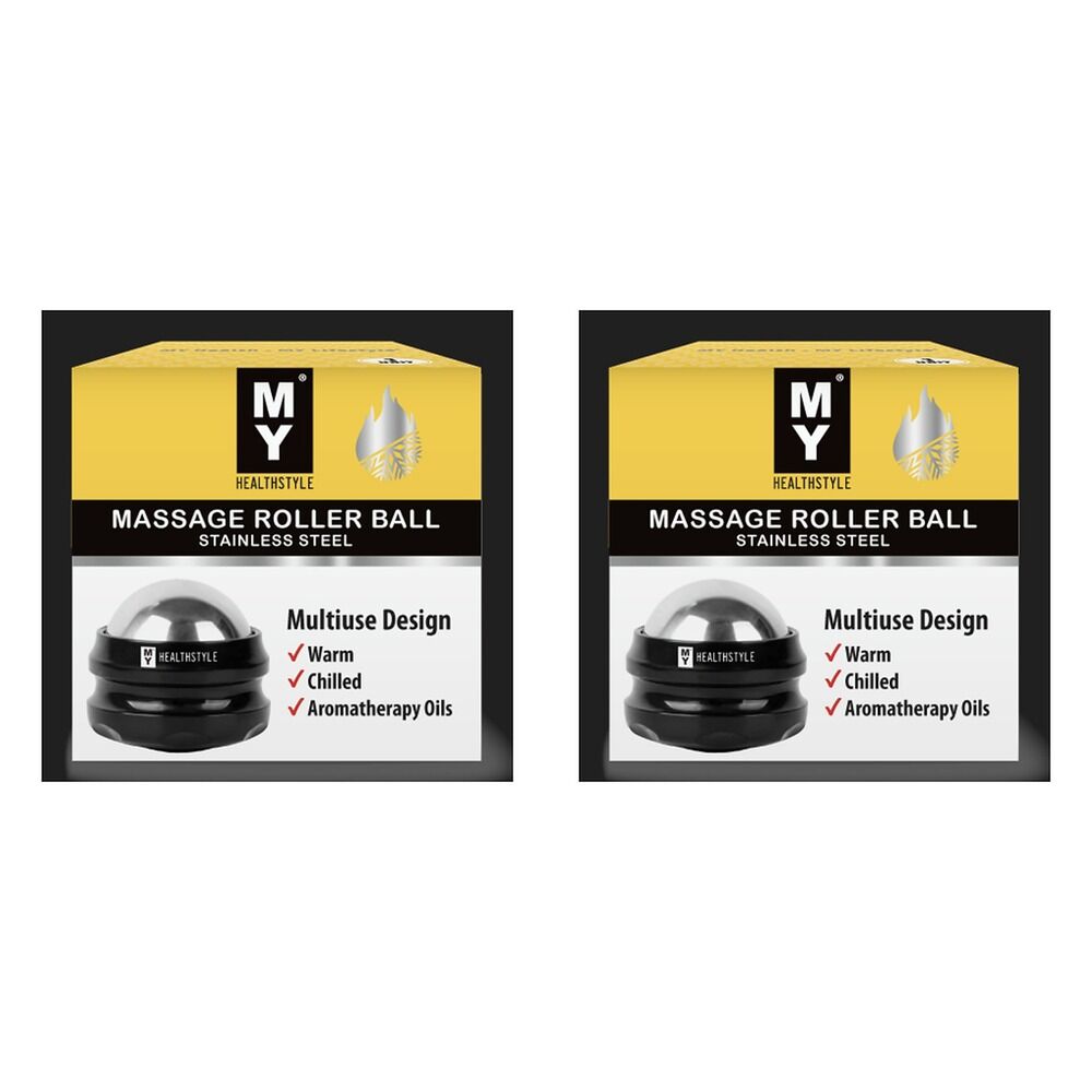 My Massage Roller Ball Stainless Steel x 6 Bundle of 2