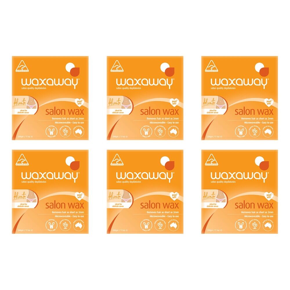 Waxaway Salon Wax 200g Pack of 6