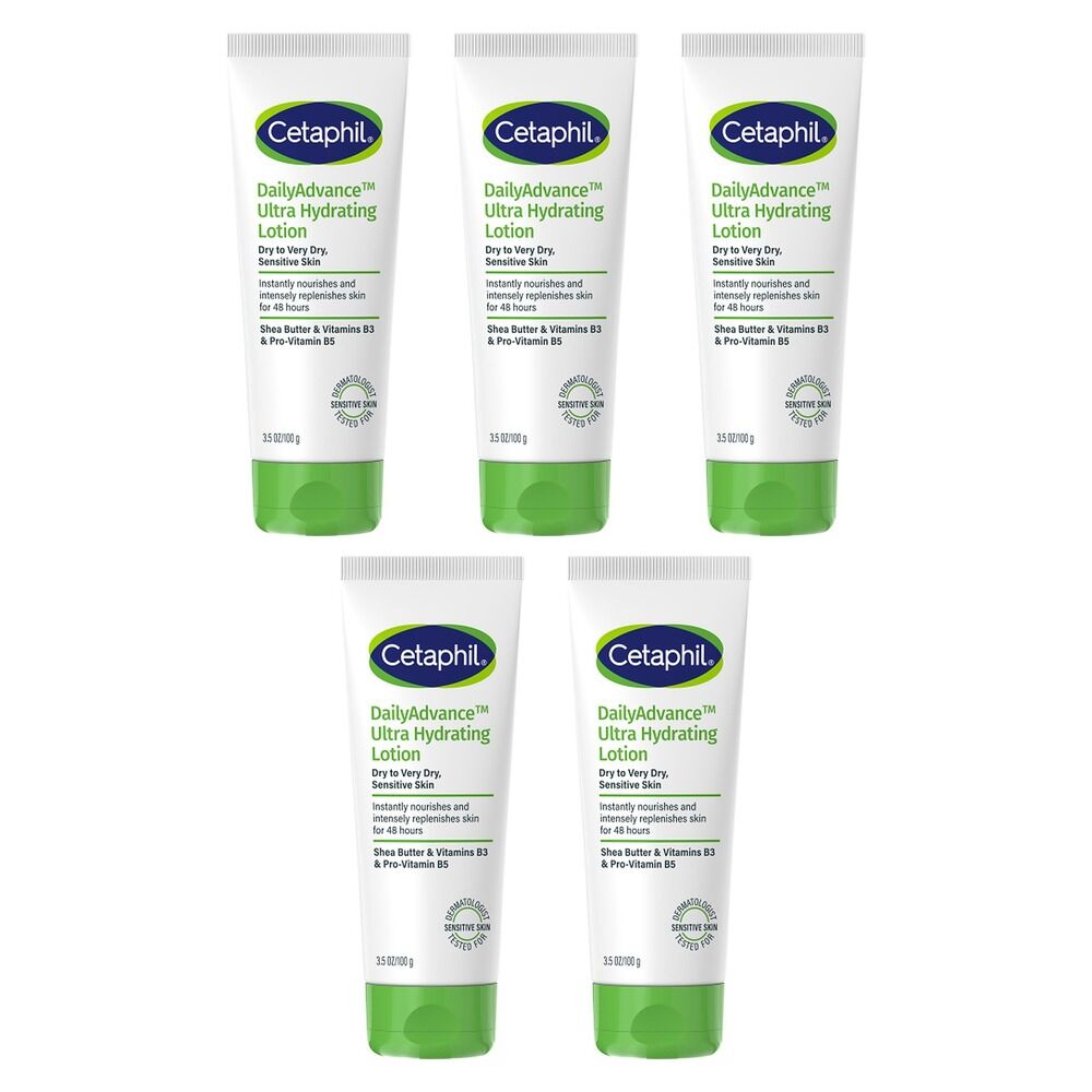 Cetaphil Daily Advance Ultra Hydrating Lotion 100g Pack of 5