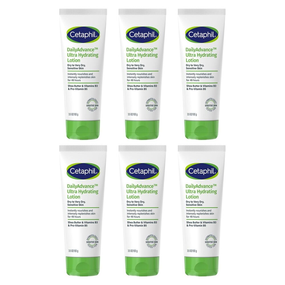 Cetaphil Daily Advance Ultra Hydrating Lotion 100g Pack of 6