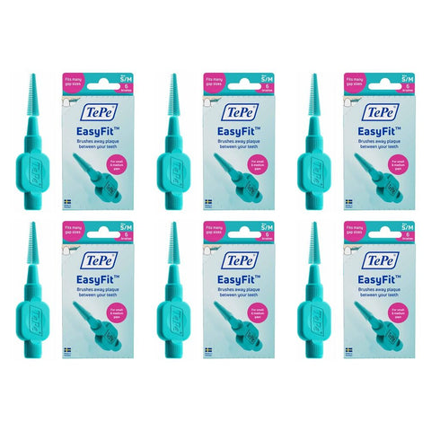 TEPE EasyFit Interdental Brushes S/M 6 Pack Bundle of 6