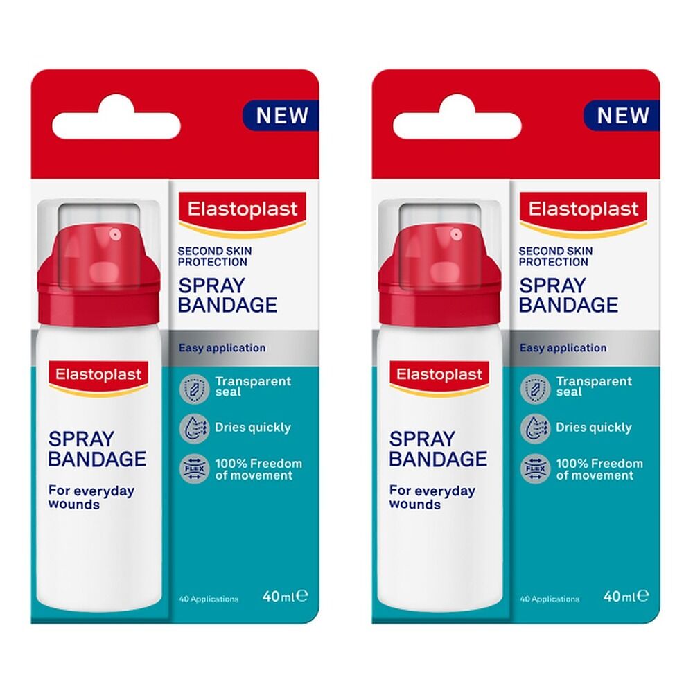 Elastoplast Second Skin Protection Spray Bandage 40mL Pack of 2