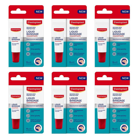 Elastoplast Second Skin Protection Liquid Bandage Concentrate 10mL Pack of 6