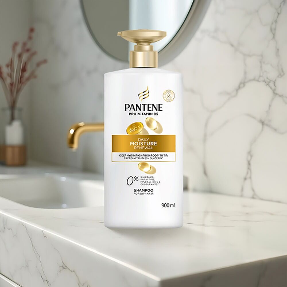 Pantene Pro-V Daily Moisture Renewal Shampoo for Dry Hair 900mL