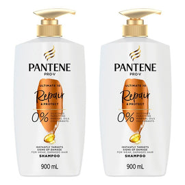 Pantene Pro-V Ultimate 10 Repair & Protect Shampoo 900mL Pack of 2