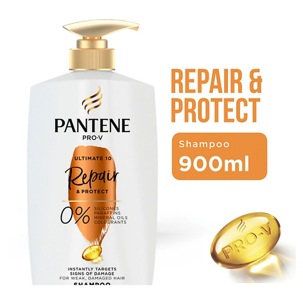 Pantene Pro-V Ultimate 10 Repair & Protect Shampoo 900mL