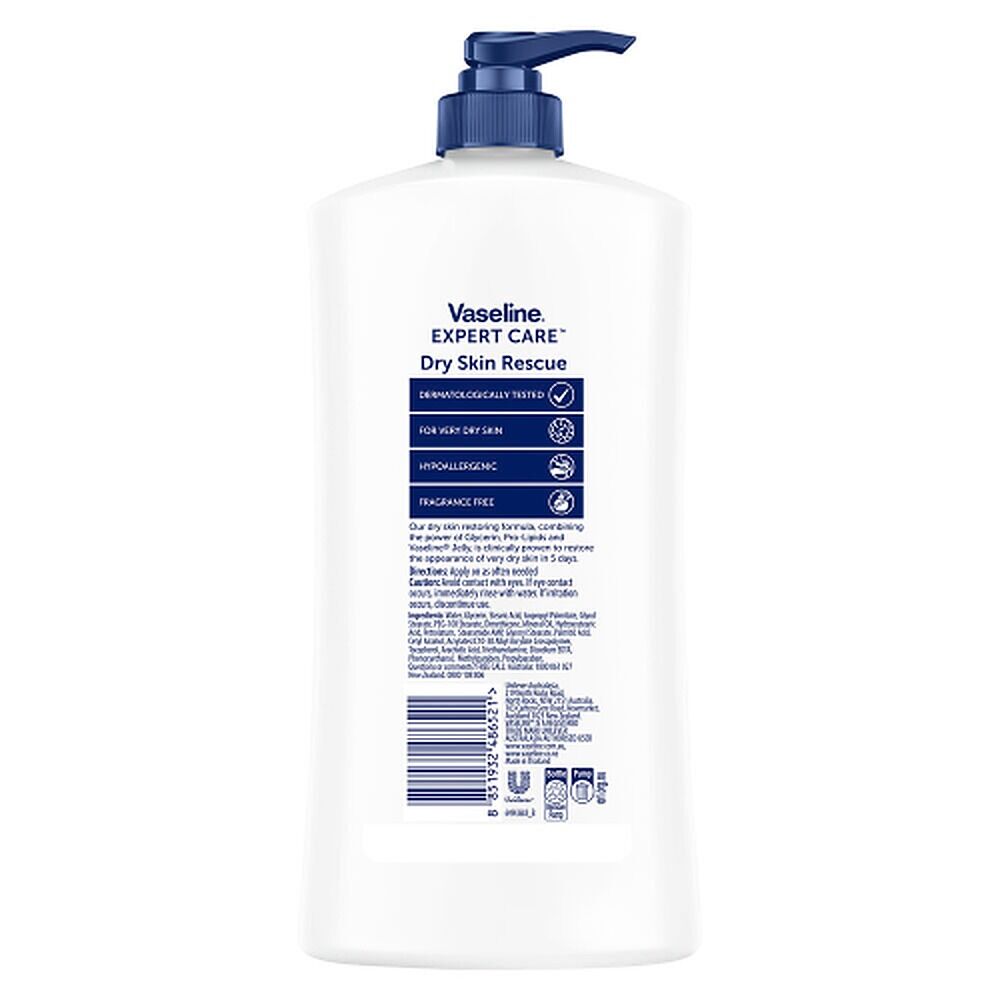 Vaseline Dry Skin Rescue Advanced Body Lotion 750mL