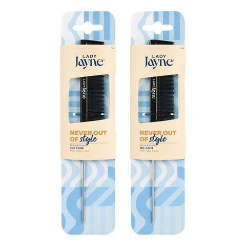 Lady Jayne Metal Tail Comb x 3 Bundle of 2