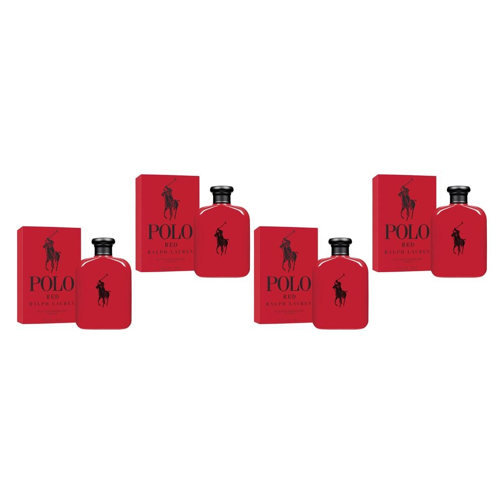 Ralph Lauren Polo Red EDT 125mL Refillable Pack of 4