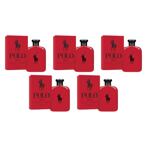 Ralph Lauren Polo Red EDT 125mL Refillable Pack of 5