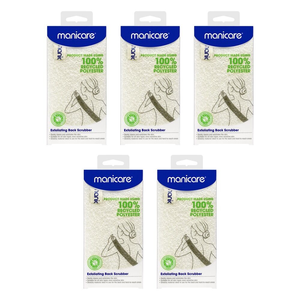 Manicare Exfoliating Back Scrubber x 3 Bundle of 5