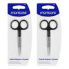 Manicare Scissors Cut CVD Stainless Steel Cuticle Scissors Pack of 2