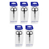 Manicare Scissors Cut CVD Stainless Steel Cuticle Scissors Pack of 5