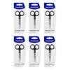 Manicare Scissors Cut CVD Stainless Steel Cuticle Scissors Pack of 6