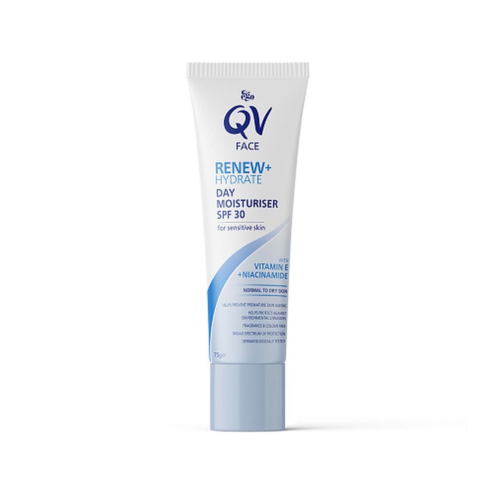 Ego QV Face Renew + Hydrate Day Moisturiser SPF30 75g