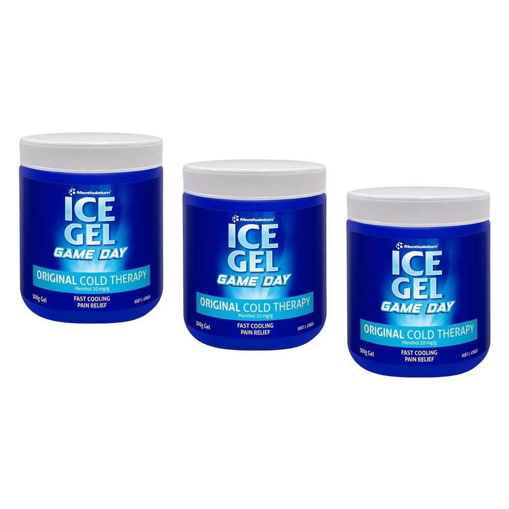 Ice Game Day Original Cold Therapy 500g Pack of 3