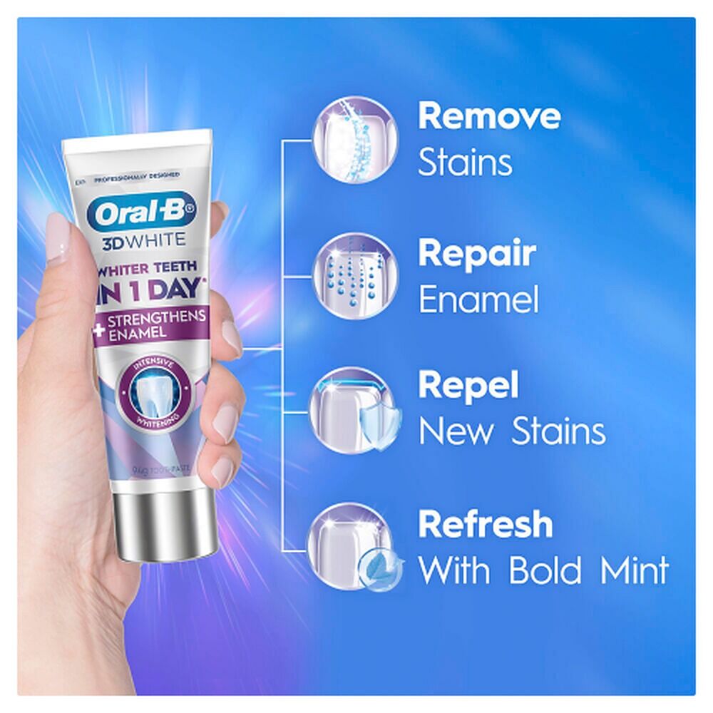 Oral-B 3D White Intensive Whitening Diamond Clean Toothpaste 94g