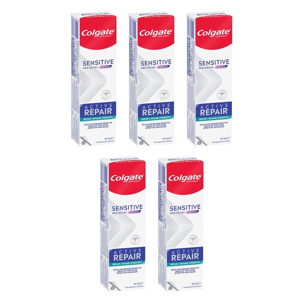 Colgate Sensitive Pro-Relief Active Repair Enamel Strength Toothpaste Pack of 5