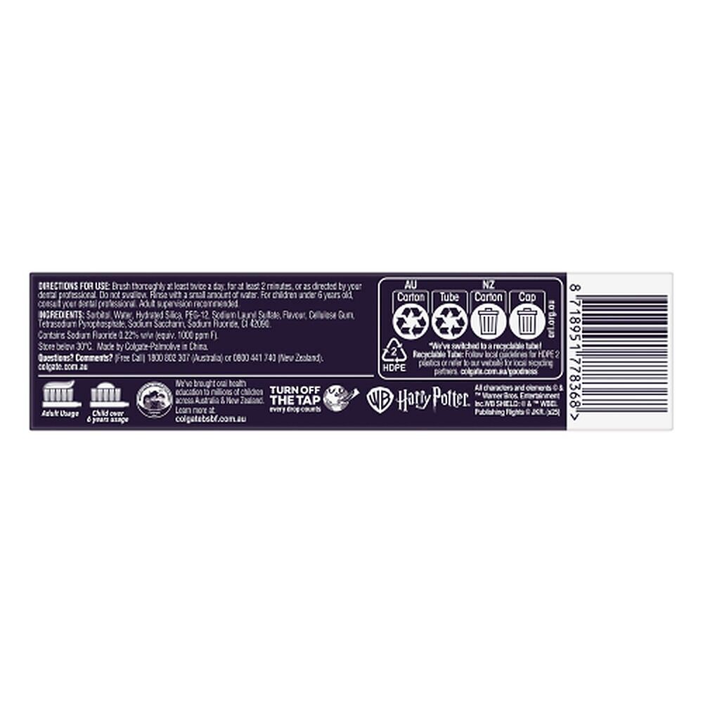 Colgate Kids Harry Potter Bubbling Cauldron Toothpaste 100g