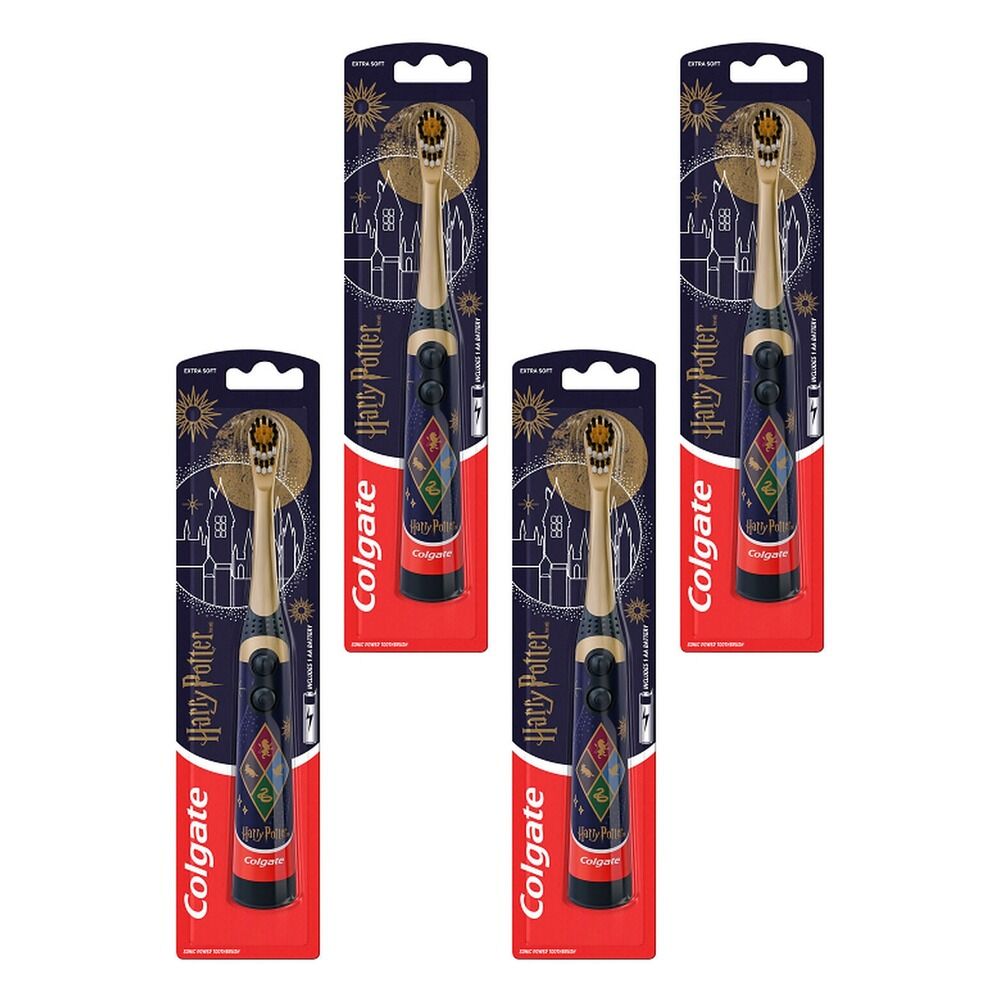 Colgate Kids Harry Potter Sonic Power Toothbrush Extra Soft Pack of 4
