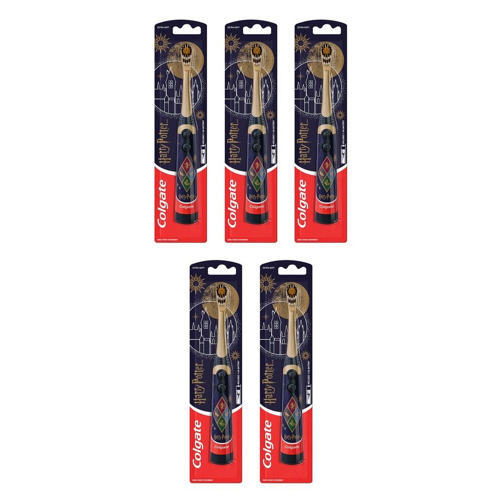 Colgate Kids Harry Potter Sonic Power Toothbrush Extra Soft Pack of 5