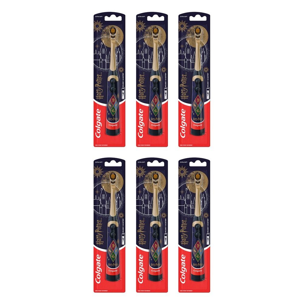 Colgate Kids Harry Potter Sonic Power Toothbrush Extra Soft Pack of 6
