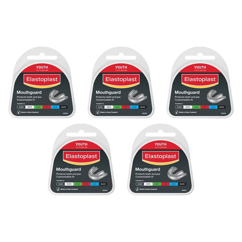 Elastoplast Sport Mouthguard Youth Assorted Colours Pack of 5