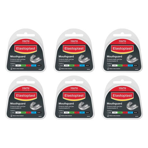 Elastoplast Sport Mouthguard Youth Assorted Colours Pack of 6