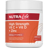 Nutra-Life High Strength Vitamin C + Vitamin D + Zinc 200 Tablets