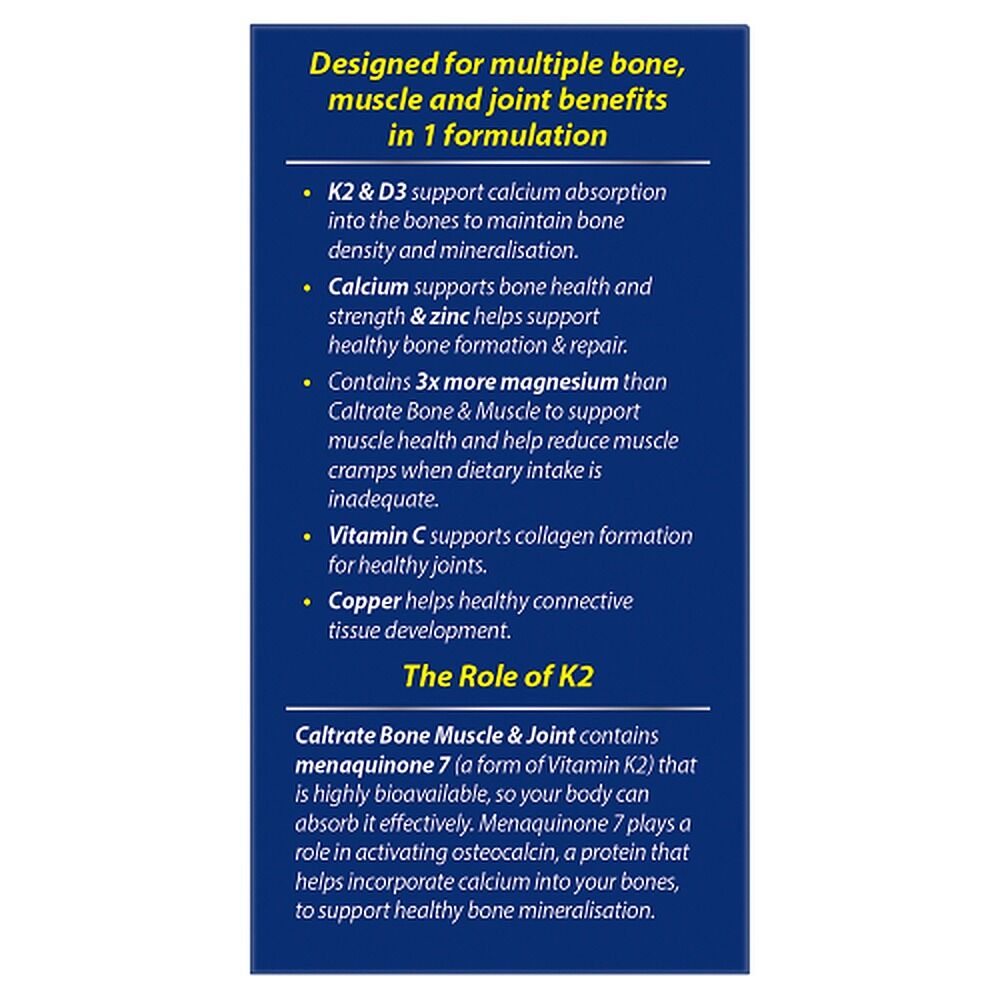 Caltrate Bone Muscle & Joint 60 Tablets