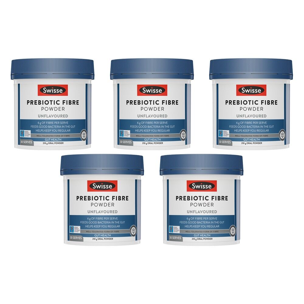 Swisse Prebiotic Fibre Powder 210g Pack of 5