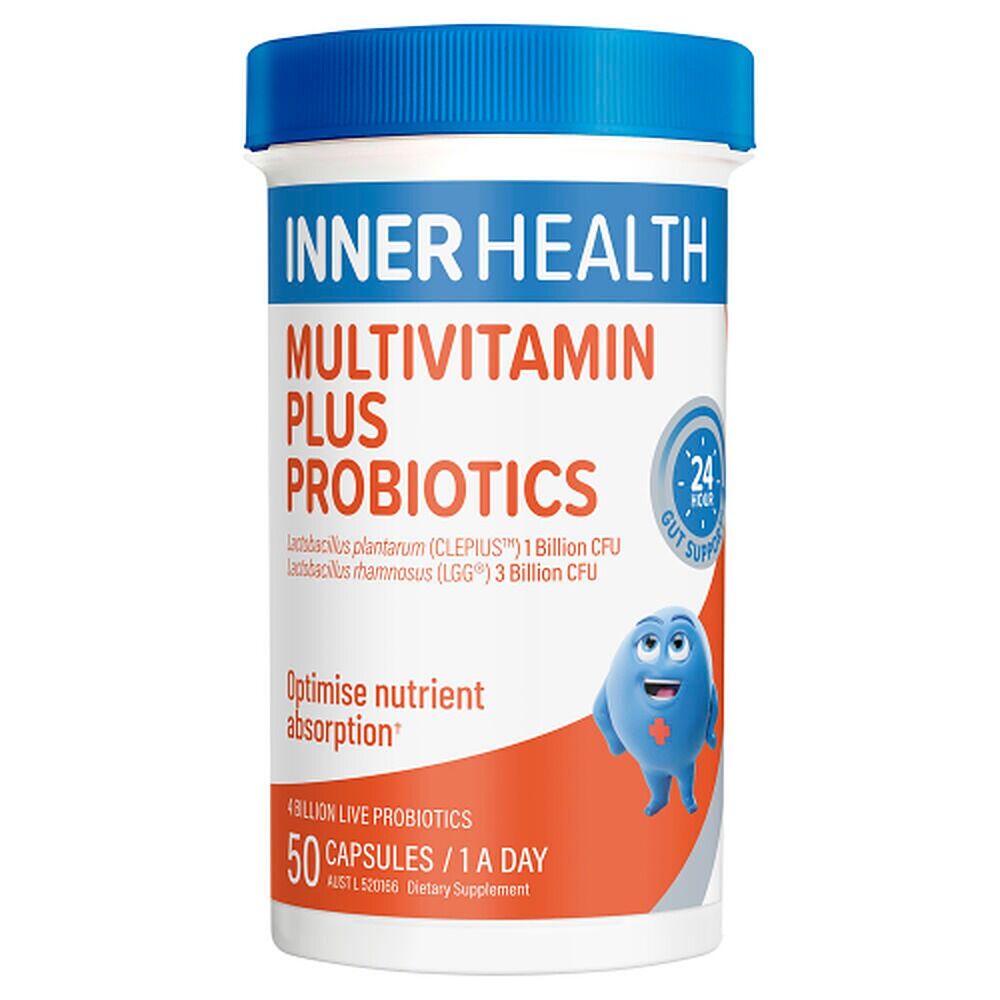 Inner Health Multivitamin Plus Probiotic 50 Capsules