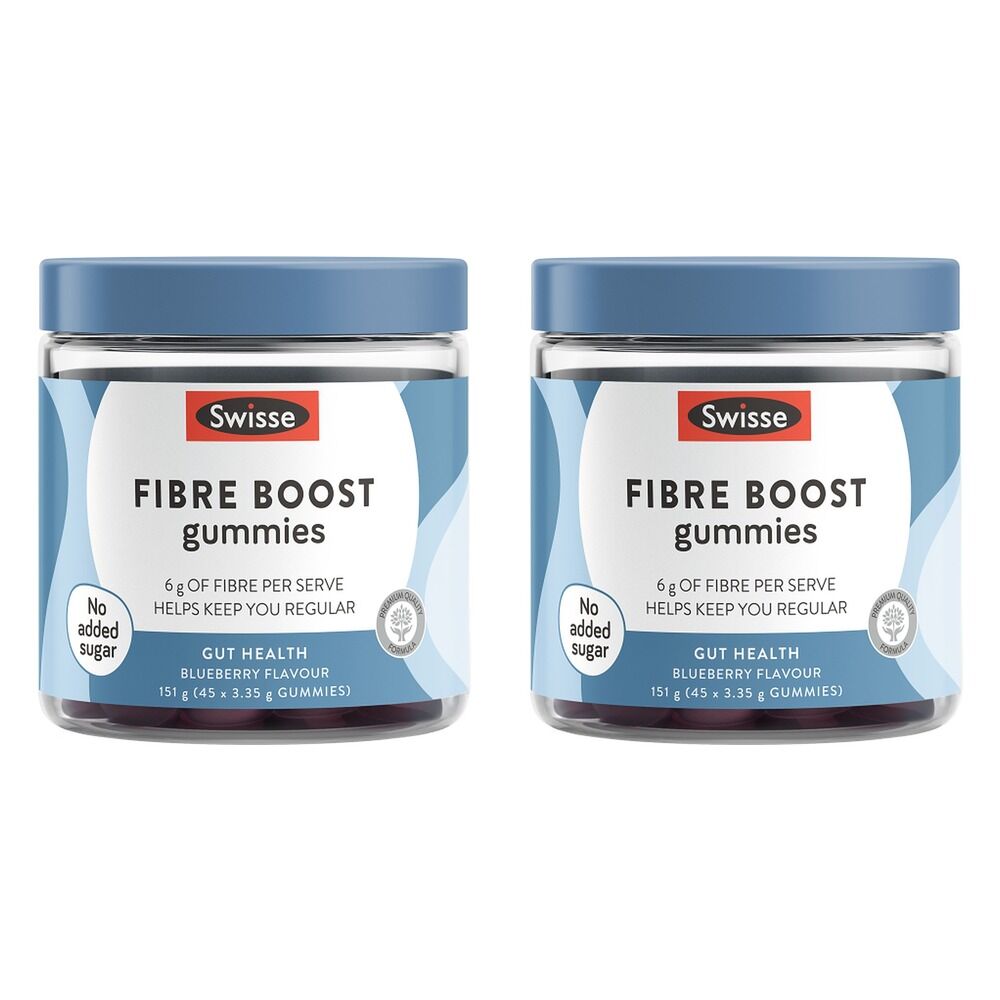 Swisse Fibre Boost 45 Gummies Pack of 2