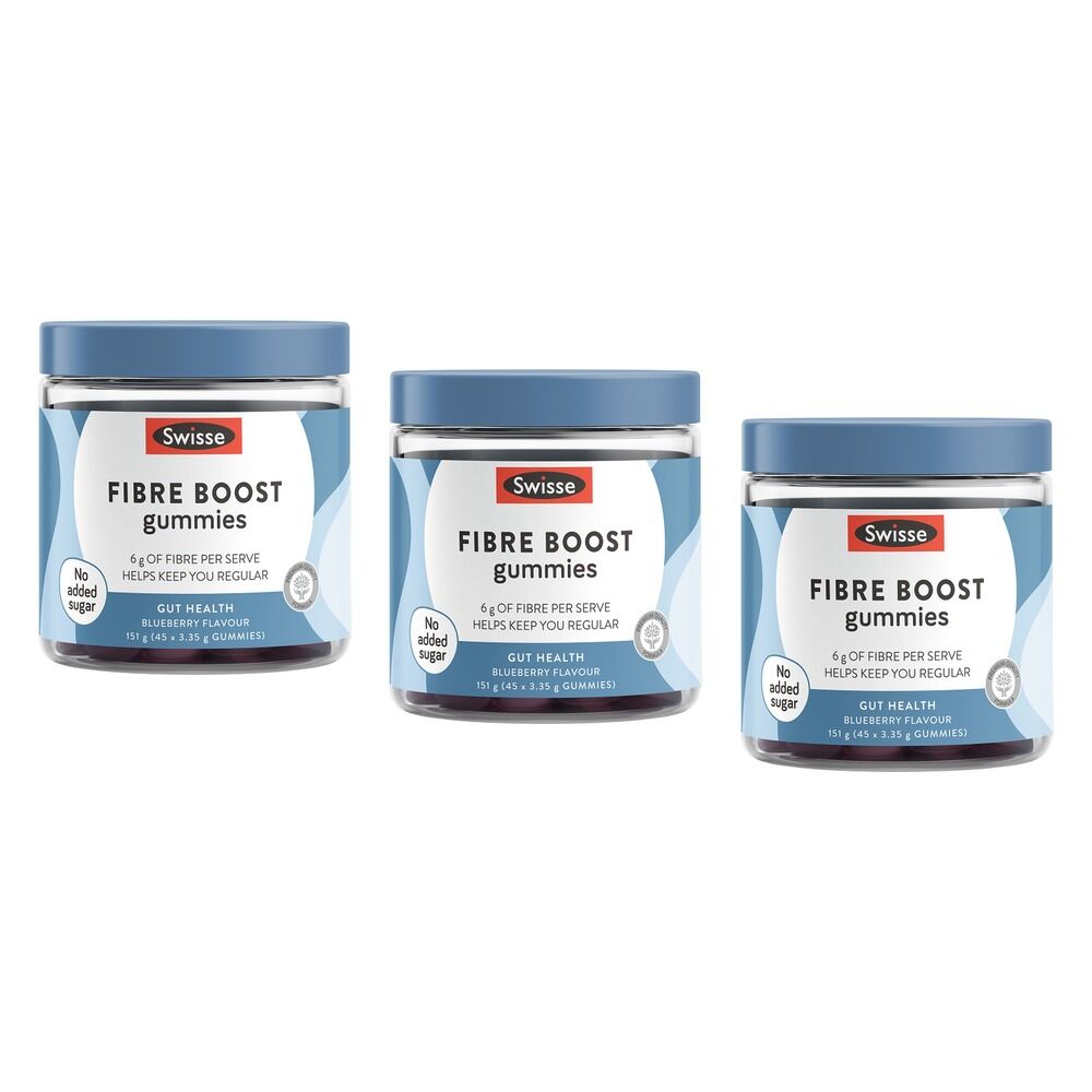 Swisse Fibre Boost 45 Gummies Pack of 3