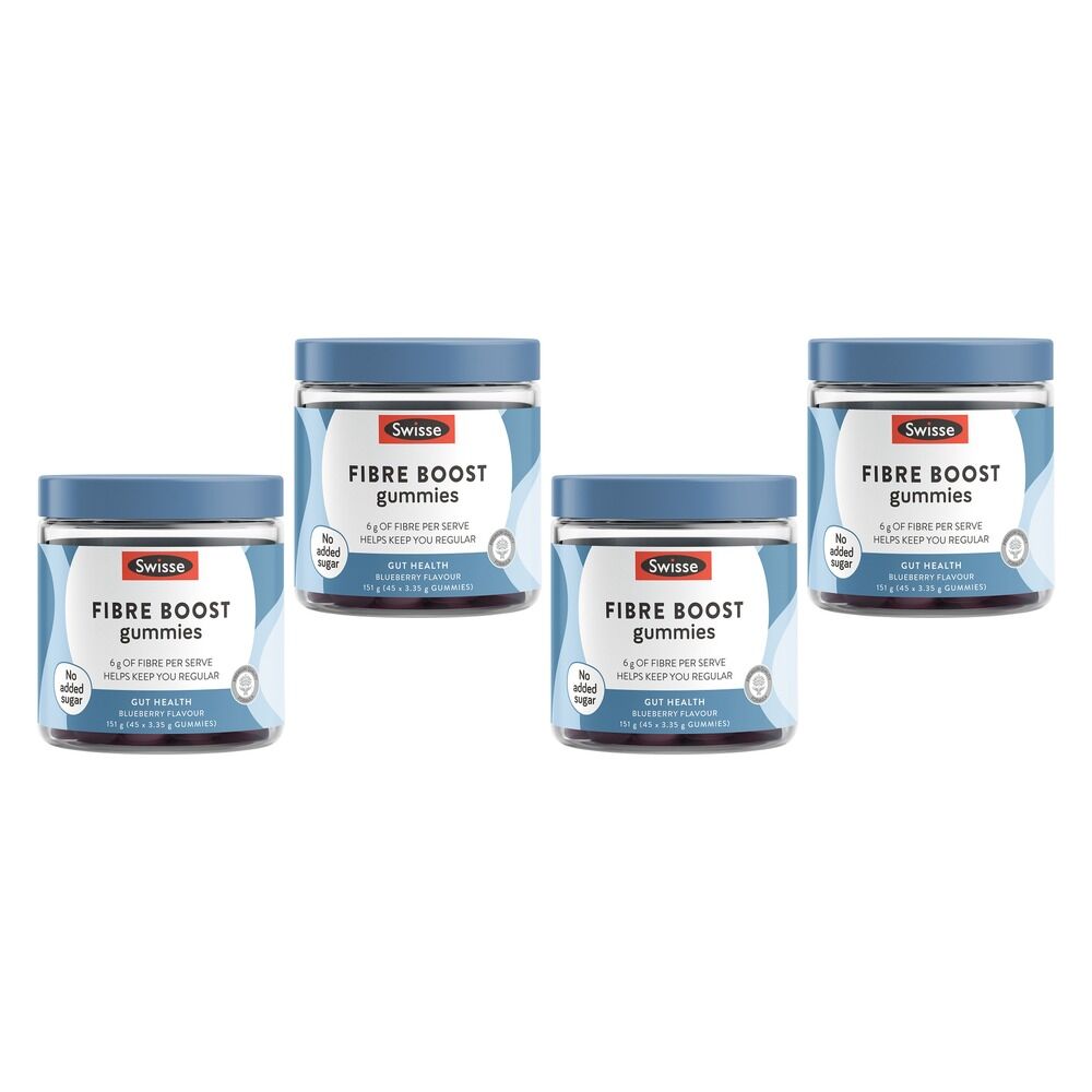 Swisse Fibre Boost 45 Gummies Pack of 4