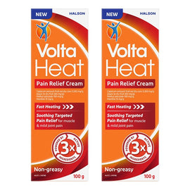 VoltaHeat Pain Relief Cream 100g Pack of 2